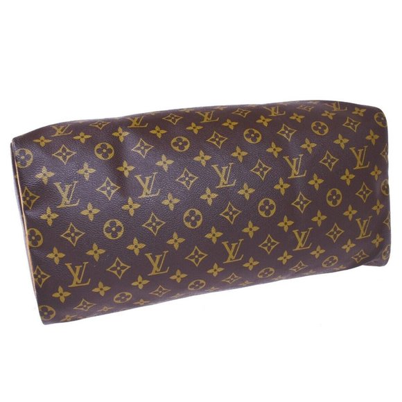LOUIS VUITTON Speedy 40 Travel Hand Bag Monogram Leather Brown - Picture 2 of 16